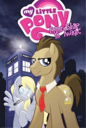 My Little Pony Doctor Whooves And Derpy Hooves Poster