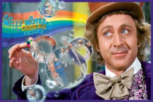 Willy Wonka & The Chocolate Factory Rainbow Poster