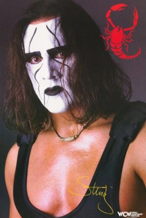 WCW Sting Steve Borden Poster (Published 1998, some wear)