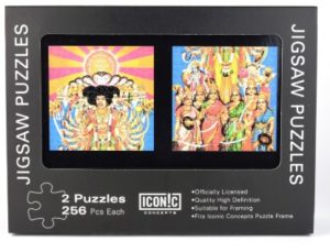 Jimi Hendrix Double Jigsaw Puzzle in Gift Tin