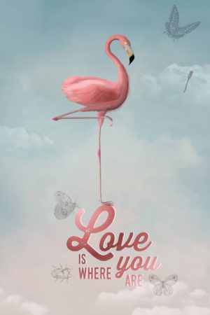 Flamingo Chic Poster