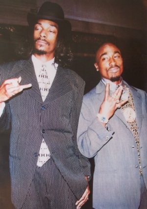 Tupac 2Pac and Snoop Dogg Suits Poster