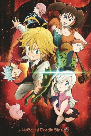 Seven Deadly Sins Key Art 1 Poster