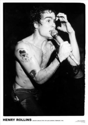 Black Flag Henry Rollins 1981 A1 Poster