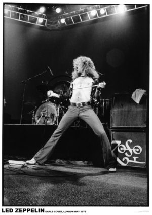 Led Zeppelin Robert Plant Poster Earls Court 1975 A1 Poster