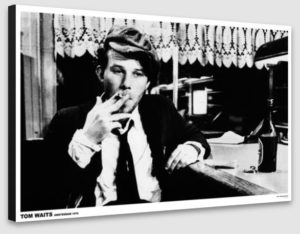 Tom Waits Amsterdam 1976 A1 Poster - Poster 59.5x84cm Blockmounted