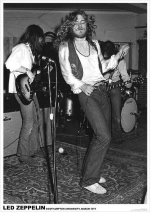 Led Zeppelin Southampton Uni March 1971 A1 Poster