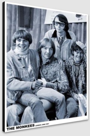 The Monkees Press Conference London June 1967 A1 Poster - Poster 59.5x84cm Blockmounted