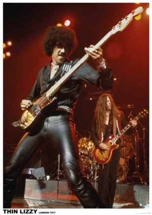 Thin Lizzy Phil Lynott London December 1977 A1 Poster