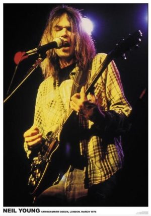 Neil Young Hammersmith Odeon London March 1976 A1 Poster