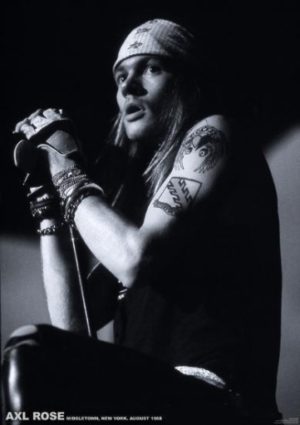 Guns n Roses Axl Rose Middletown New York August 1988 A1 Poster