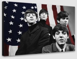 The Beatles Photocall for first US Tour London Apr 1964 A1 Poster - Poster 59.5x84cm Blockmounted