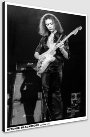 Deep Purple Ritchie Blackmore A1 Poster - Poster 59.5x84cm Blockmounted