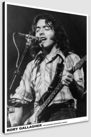 Rory Gallagher Sundown Edmonton A1 Poster - Poster 59.5x84cm Blockmounted