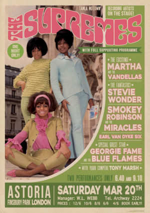 The Supremes Live in London Poster