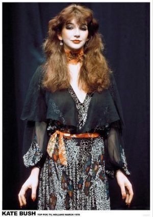 Kate Bush Top Pop Dutch TV 1978 A1 Poster