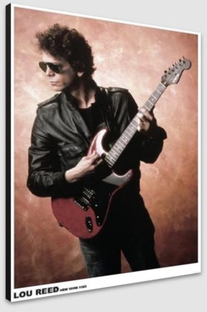 Lou Reed New York 1983 A1 Poster - Poster 59.5x84cm Blockmounted