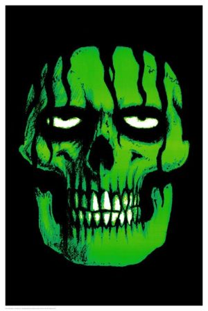 Zombie Green Non-Flocked Blacklight Poster