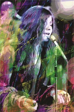 David Lloyd Glover - Janis Joplin Poster