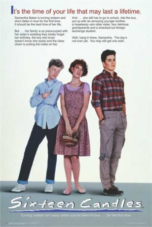 Sixteen Candles One Sheet Poster