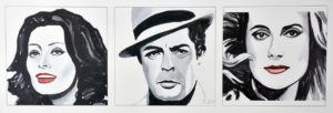 Bob Celic - Sophia Marcello Catherine Triptych Art Print