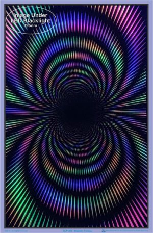 Magnetic Fantasy Flocked Velvet Blacklight Poster - Image 2