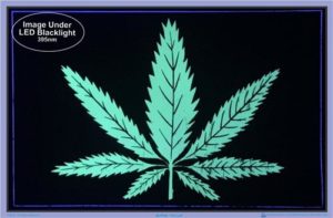 The Leaf Flocked Velvet Blacklight Poster - Image 2