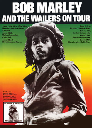 Bob Masse - Bob Marley And The Wailers Tour Poster Art Print