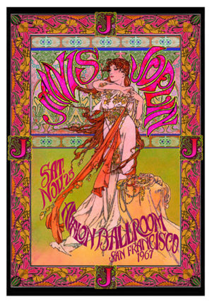 Bob Masse - Janis Joplin Avalon Tour Poster Art Print