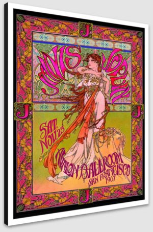 Bob Masse - Janis Joplin Avalon Tour Poster Art Print - Tour Poster Blockmounted