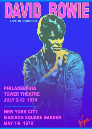 Bob Masse - David Bowie Madison Square Garden Tour Poster Art Print