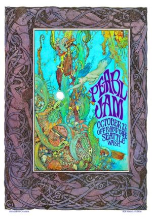 Bob Masse - Pearl Jam Off Ramp Café Seattle Tour Poster Art Print