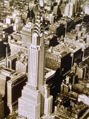 New York The Chrysler Building From Above 1936 Photographic Print
