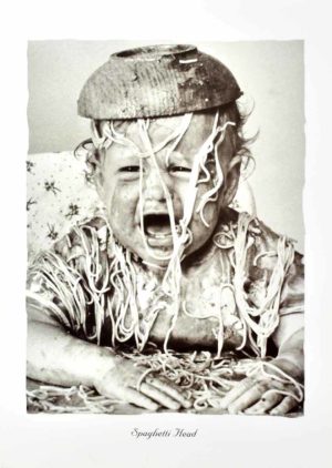 Spaghetti Head Photographic Print