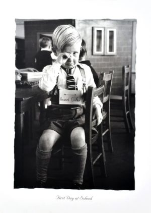 First Day at School Photographic Print