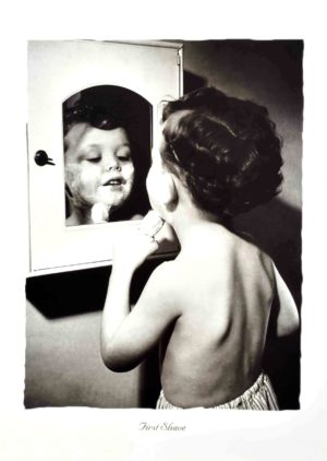 First Shave Photographic Print