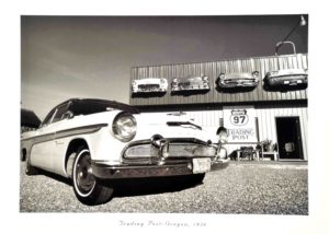 Trading Post Oregon 1956 Car Photographic Print
