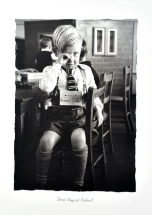 First Day at School Photographic Print