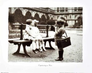 Capturing a Kiss Photographic Print