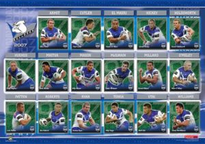 NRL Rugby League Canterbury Bankstown Bulldogs Team 2007 Sport Print