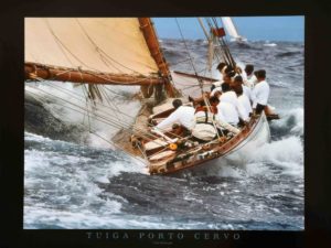 Tuiga Yacht Porto Cervo by Carlo Borlenghi Photographic Print