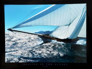Sailing In The Sunset by Carlo Borlenghi Photographic Print