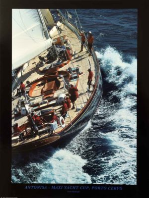 Antonisa Maxi Yacht Cup In Porto Cervo Italy by Carlo Borlenghi Photographic Print