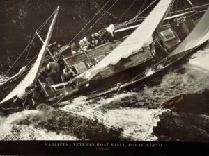 Marjatta Veteran Boat Rally In Porto Cervo Italy by Carlo Borlenghi Photographic Print