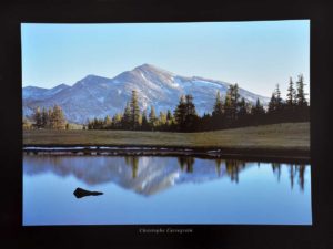The Blue Reflection by Christophe Cassegrain Photographic Print