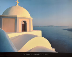Thira Santorini by Ch. Hermes Photographic Print
