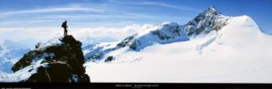 Monte Rosa Balmenhor View by Davide Camisasca Photographic Print