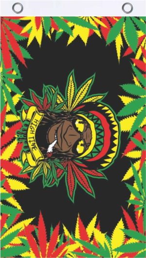 Rasta Dude Flag