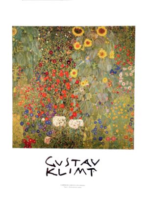 Gustav Klimt - Country Garden Sun Art Print