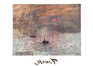 Claude Monet - Impression, Rising Sun Art Print
